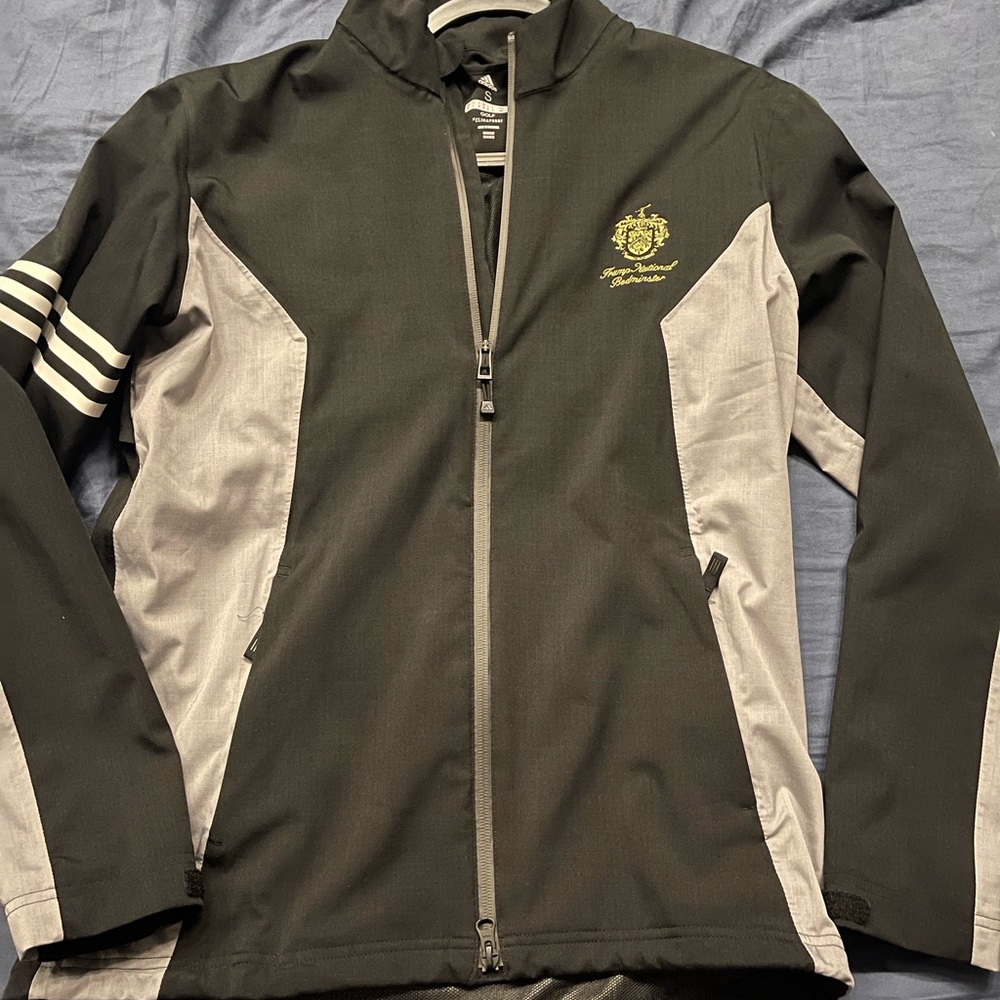 Adidas Golf Jacket Small Trump Logo